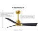 Atlas Alessandra-LK 42 inch Matte White Indoor/Outdoor Ceiling Fan