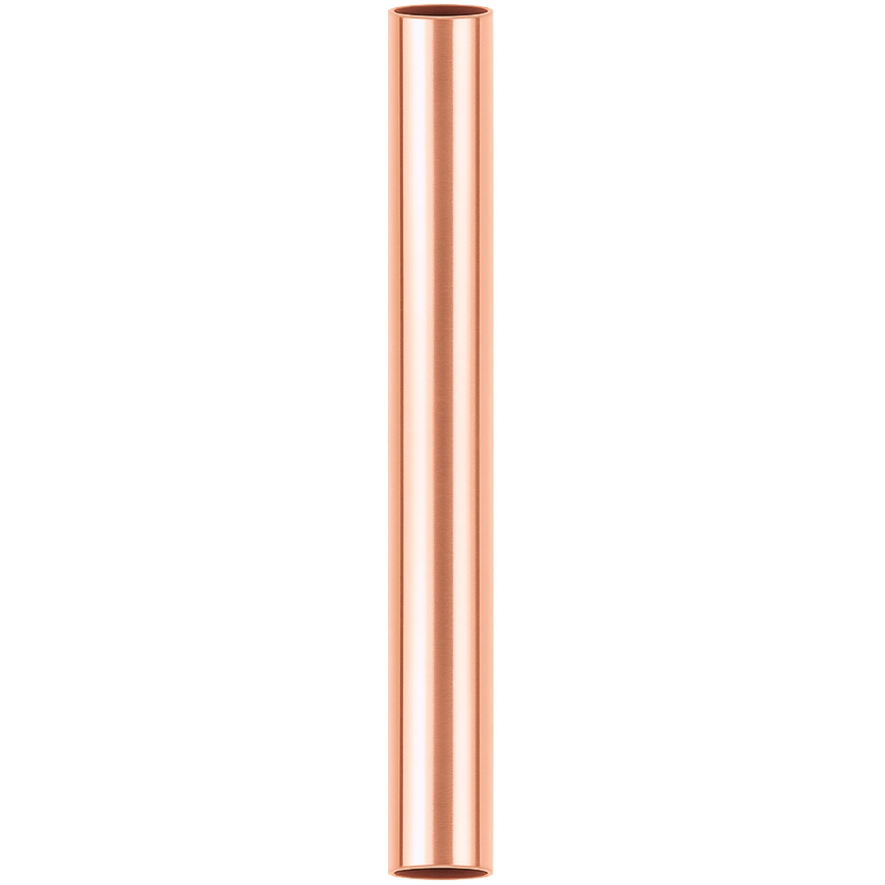 Matthews-Gerbar Polished Copper Fan Downrod in 10