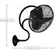 Atlas Melody 20 inch Matte Black Wall Fan, Atlas