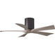 Atlas Irene-5H 42 inch Textured Bronze with Gray Ash Blades Indoor/Outdoor Ceiling Fan
