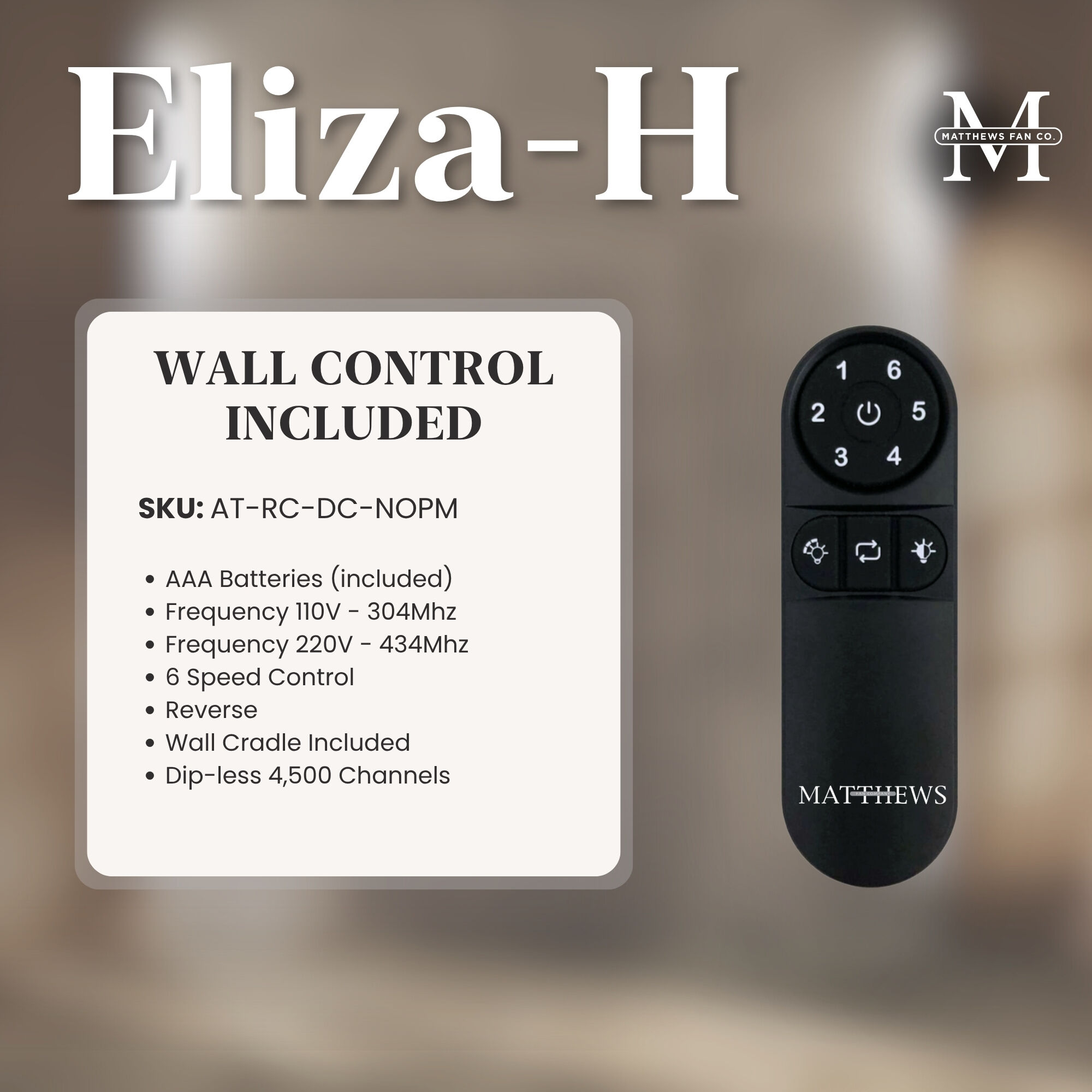 Atlas Eliza-H 56 inch Matte Black with Brushed Nickel Blades Flush Mount Ceiling Fan, Atlas