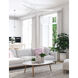 Atlas Eliza 56 inch Gloss White Ceiling Fan, Paddle Fan