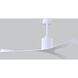 Atlas Molly 56 inch Gloss White Ceiling Fan, Atlas