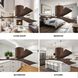 Atlas Irene-3H 42 inch Walnut Ceiling Mount Paddle Fan, Flush Mounted