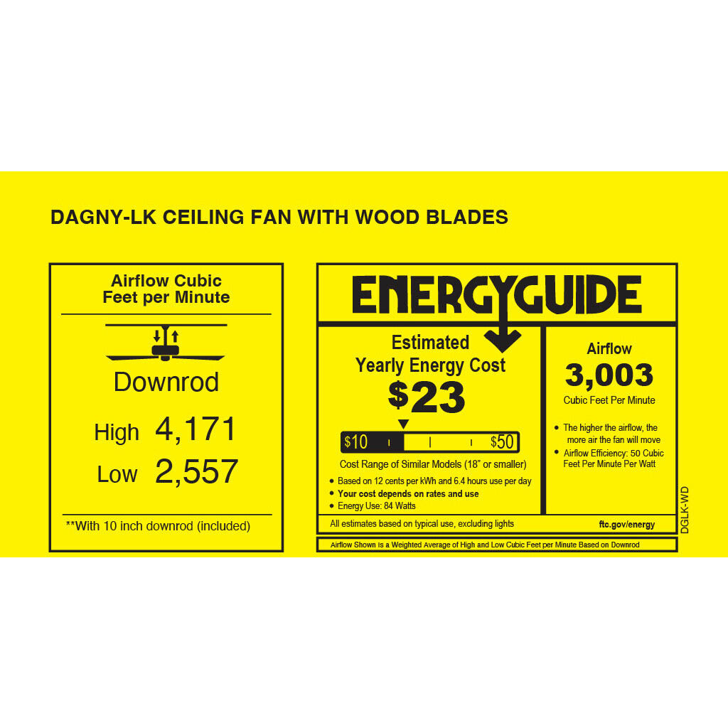 Atlas Dagny - LK 16 inch Brushed Nickel with Barn Wood Tone Blades Rotational Ceiling Fan