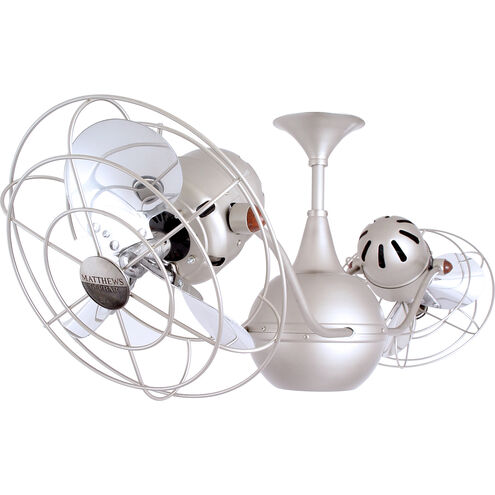 Matthews-Gerbar Vent-Bettina 42 inch Brushed Nickel Ceiling Fan, Matthews-Gerbar