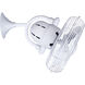 Atlas Kaye 17 inch Gloss White Wall/Ceiling Fan