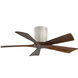 Atlas Irene-5H 42 inch Barn Wood Tone with Walnut Tone Blades Flush Mount Paddle Fan, Flush Mounted