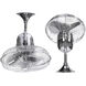 Atlas Kaye 17 inch Polished Chrome Wall/Ceiling Fan, Atlas