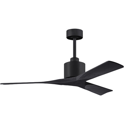 Atlas Nan 52 inch Matte Black Ceiling Fan