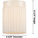 Ballston Hadley 2 Light 16 inch White and Polished Chrome Bath Vanity Light Wall Light in Matte White Glass, Ballston