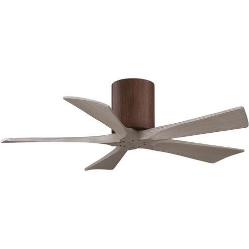 Atlas Irene-5H 42 inch Walnut with Gray Ash Blades Indoor/Outdoor Ceiling Fan