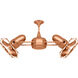 Matthews-Gerbar Duplo-Dinamico 39 inch Brushed Copper Ceiling Fan, Matthews-Gerbar