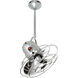 Matthews-Gerbar Bianca Direcional 13 inch Polished Chrome Directional Ceiling Fan, Matthews-Gerbar