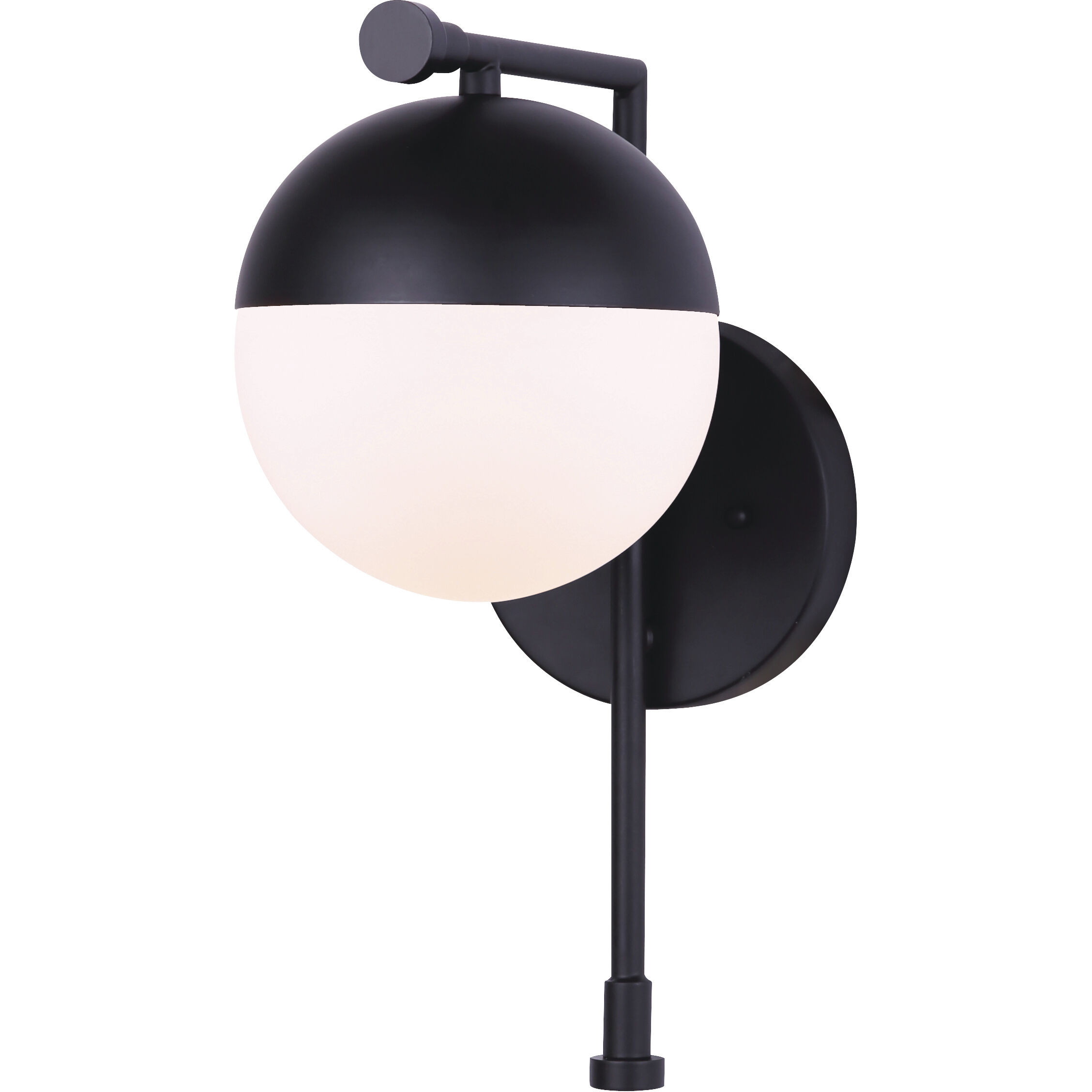 Leeds 1 Light 6 inch Matte Black Wall Fixture Wall Light