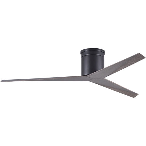 Atlas Eliza-H 56 inch Matte Black with Old Oak Tone Blades Ceiling Mount Paddle Fan, Atlas