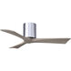 Atlas Irene-3H 42 inch Polished Chrome with Gray Ash Blades Ceiling Fan