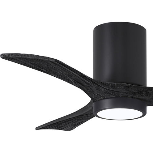 Atlas Irene-3HLK 42 inch Matte Black Ceiling Fan, Flush Mounted