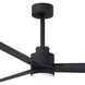 Atlas Alessandra-LK 56 inch Matte Black Indoor/Outdoor Ceiling Fan