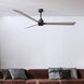 Atlas Alessandra 42 inch Textured Bronze with Gray Ash Blades Indoor/Outdoor Ceiling Fan
