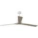 Atlas Nan XL 72 inch Matte White with Gray Ash Blades Ceiling Fan