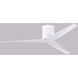 Atlas Eliza-H 56 inch Gloss White Ceiling Mount Paddle Fan, Atlas
