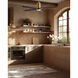 Atlas Patricia-5 52 inch Brushed Brass with Walnut Tone Blades Ceiling Fan
