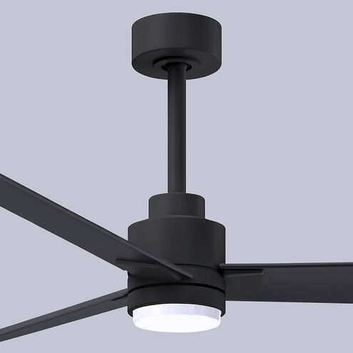 Atlas Alessandra-LK 56 inch Matte Black Indoor/Outdoor Ceiling Fan