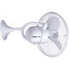Atlas Kaye 17 inch Gloss White Wall/Ceiling Fan