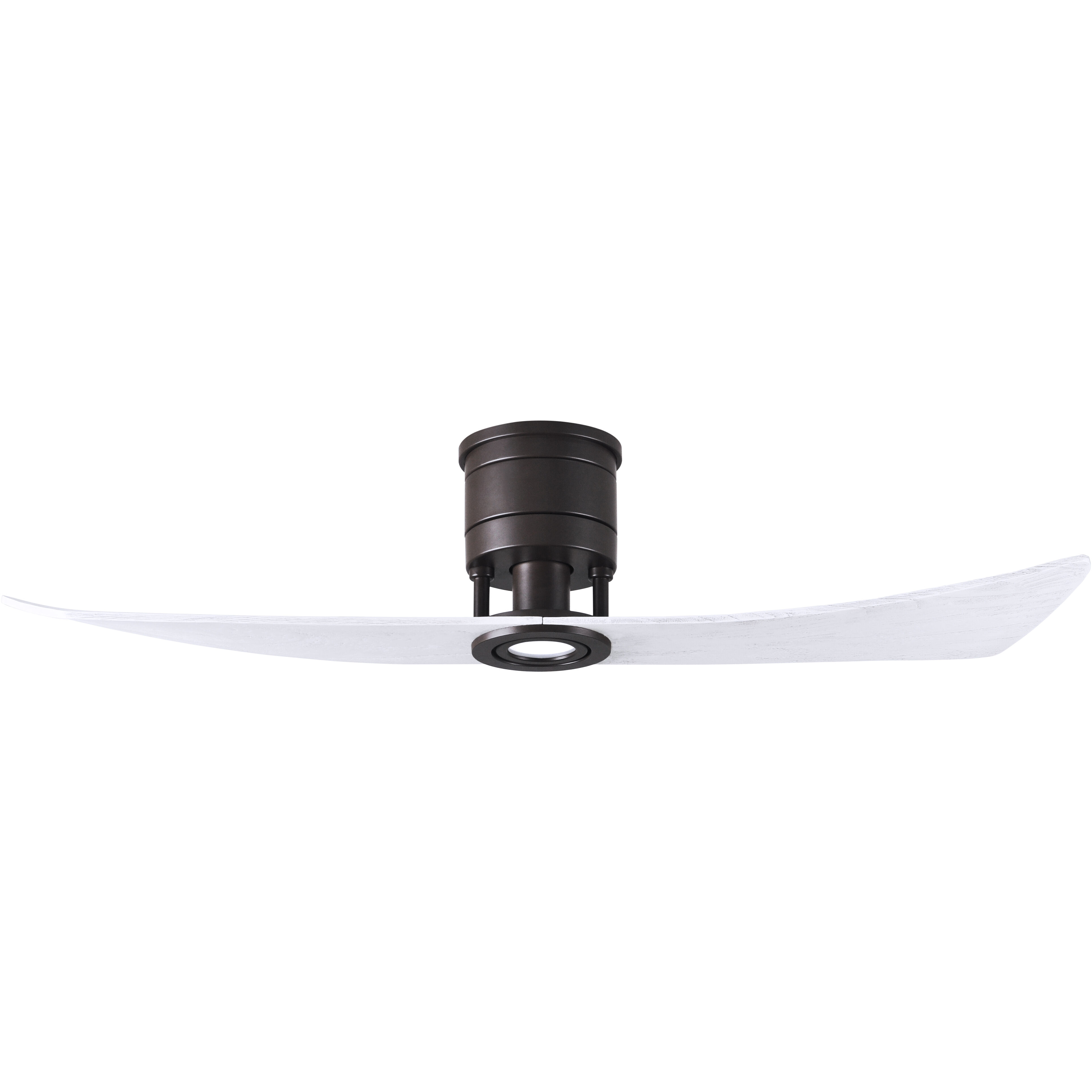 Atlas Lindsay 52 inch Textured Bronze with Matte White Blades Ceiling Fan, Atlas