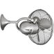 Atlas Kaye 17 inch Brushed Nickel Wall/Ceiling Fan, Atlas