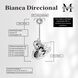 Matthews-Gerbar Bianca Direcional 13 inch Polished Chrome Directional Ceiling Fan, Matthews-Gerbar