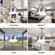 Atlas Donaire 52 inch Brushed Stainless with Silver Blades Indoor/Outdoor Ceiling Fan, 316 Marine Grade Stainless Steel