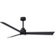 Atlas Alessandra - LK 56 inch Matte Black Ceiling Fan