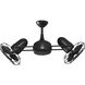 Atlas Dagny 40 inch Matte Black Ceiling Fan