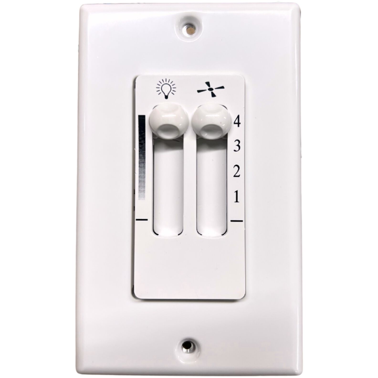 Atlas Black Fan Wall Control