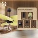 Atlas Alessandra TROPICAL 48 inch Textured Bronze with Light Yellow Blades Ceiling Fan