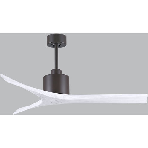 Atlas Mollywood 52 inch Textured Bronze with Matte White Blades Ceiling Fan, Atlas