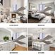 Atlas Irene-3H 72 inch Brushed Nickel with Gray Ash Tone Blades Ceiling Fan