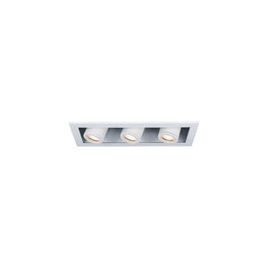 Silo Multiples LED White White Multiple Recessed Trim in 4000K, White/White