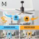 Atlas Patricia-5 52 inch Textured Bronze with Barnwood Tone Blades Ceiling Fan in Barn Wood, Atlas