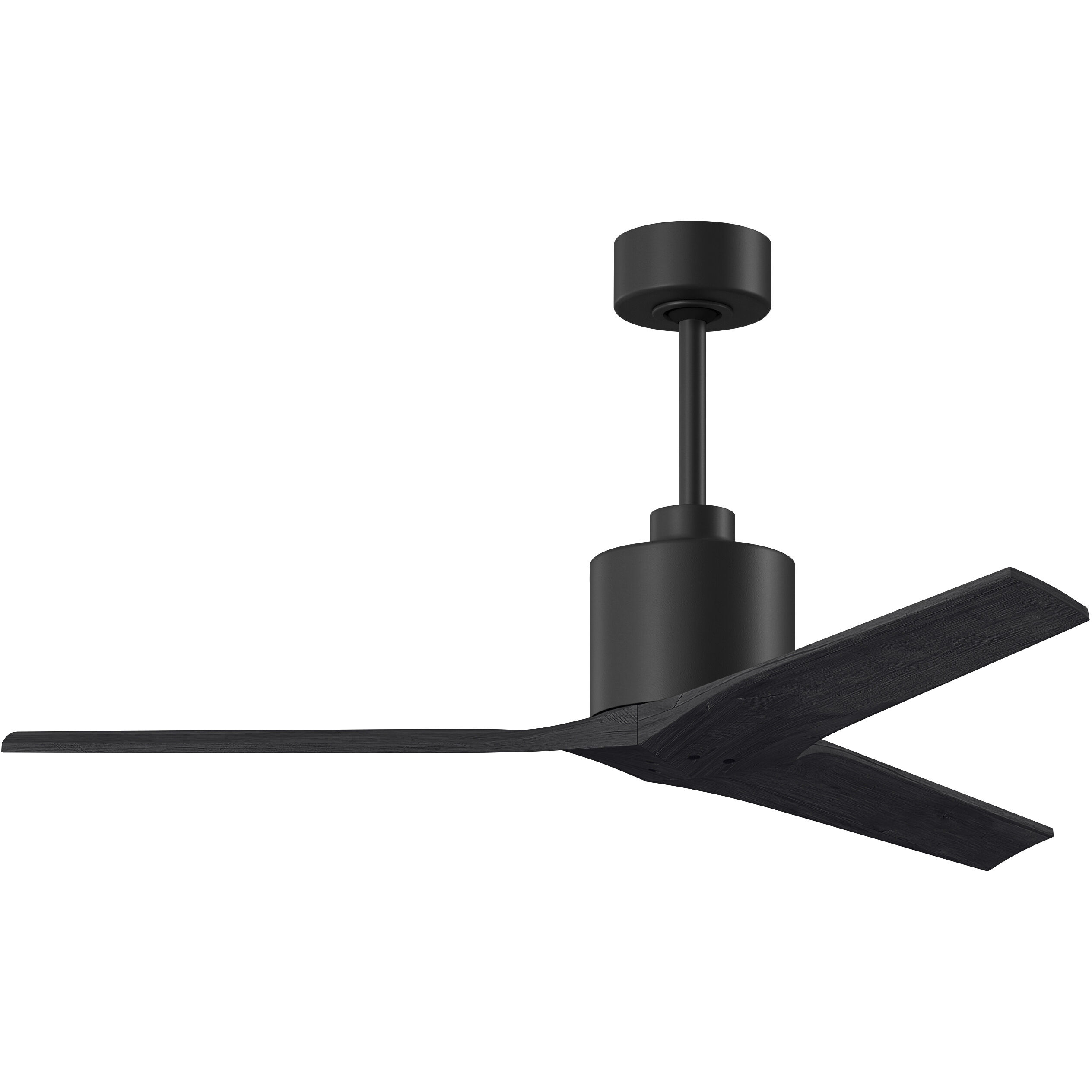Atlas Mollywood 52 inch Matte Black Ceiling Fan, Atlas
