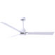 Atlas Alessandra-LK 56 inch Matte White Indoor/Outdoor Ceiling Fan
