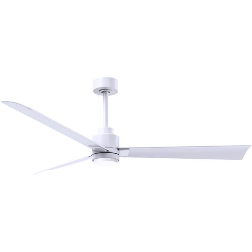 Atlas Alessandra-LK 56 inch Matte White Indoor/Outdoor Ceiling Fan