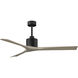 Atlas Nan 60 inch Matte Black with Gray Ash Tone Blades Ceiling Fan