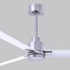 Atlas Alessandra 72 inch Brushed Nickel with Matte White Blades Indoor/Outdoor Ceiling Fan