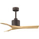 Atlas Nan 42 inch Textured Bronze with Light Maple Tone Blades Ceiling Fan