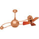 Matthews-Gerbar Brisa 2000 40 inch Brushed Copper with Mahogany Blades Ceiling Fan, Matthews-Gerbar