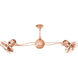 Matthews-Gerbar Italo Ventania 13 inch Polished Copper Rotational Ceiling Fan, Matthews-Gerbar