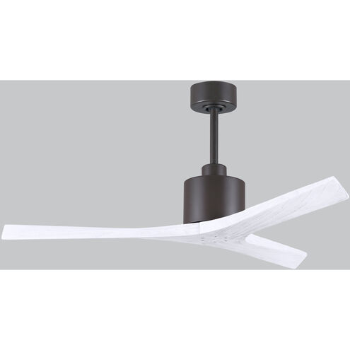 Atlas Mollywood 52 inch Textured Bronze with Matte White Blades Ceiling Fan, Atlas